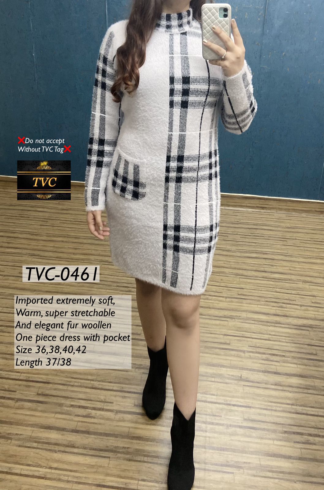 Elegant Formal Party Dress Korean Style Long Sleeve Tweed Dress CLD0331 -  Etsy